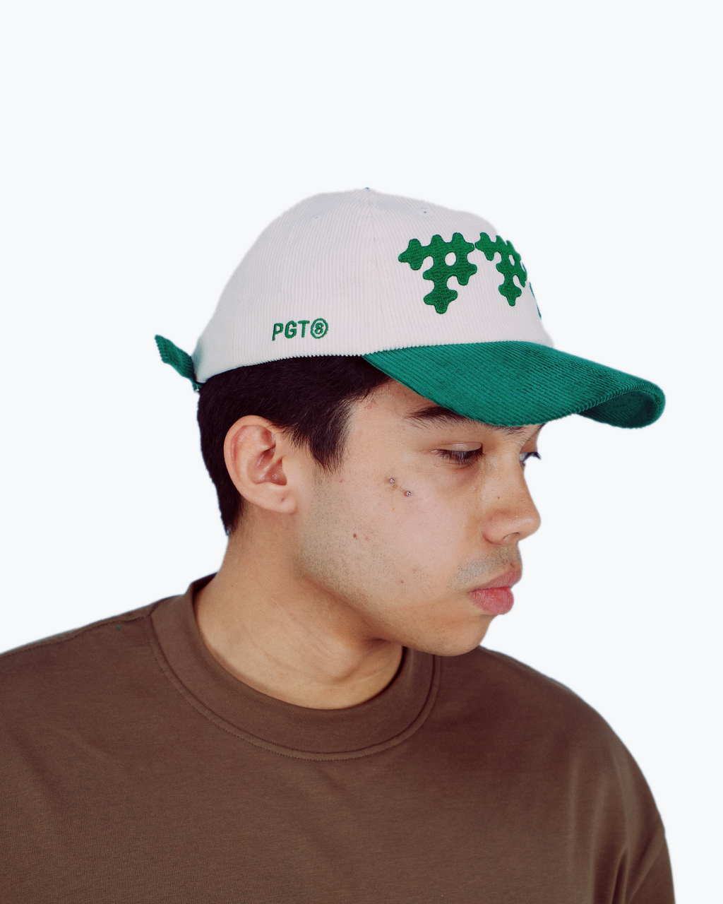 3D Embroidered Corduroy Cap