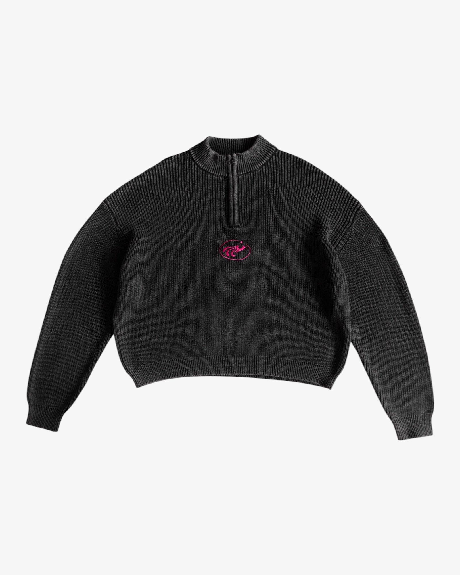 Washed Quarter Zip Up