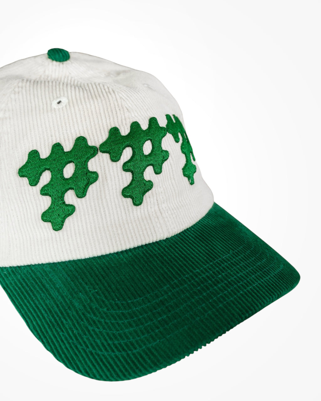 3D Embroidered Corduroy Cap