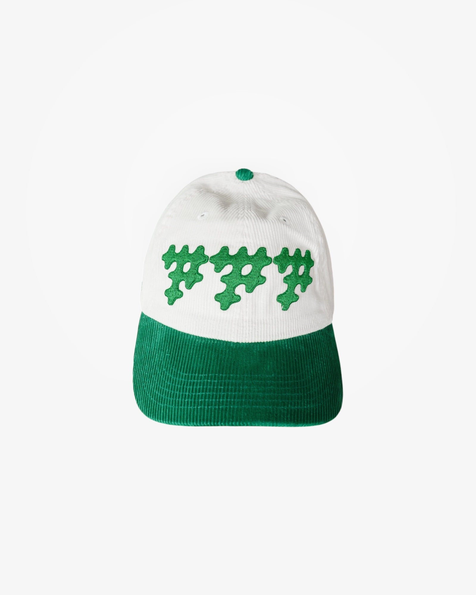 3D Embroidered Corduroy Cap